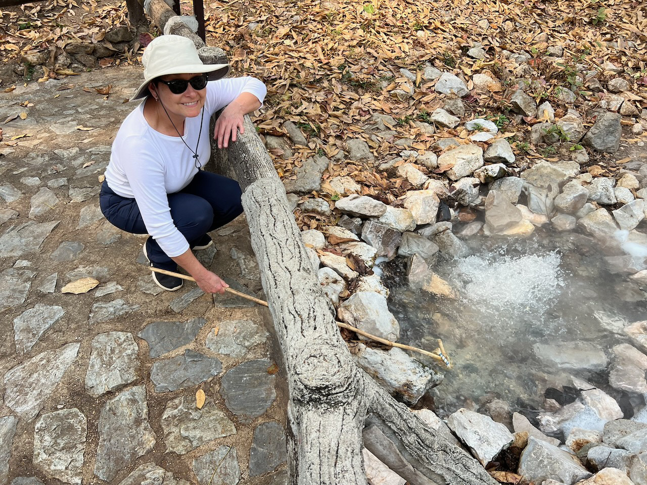 Hot enough to boil our huevos!