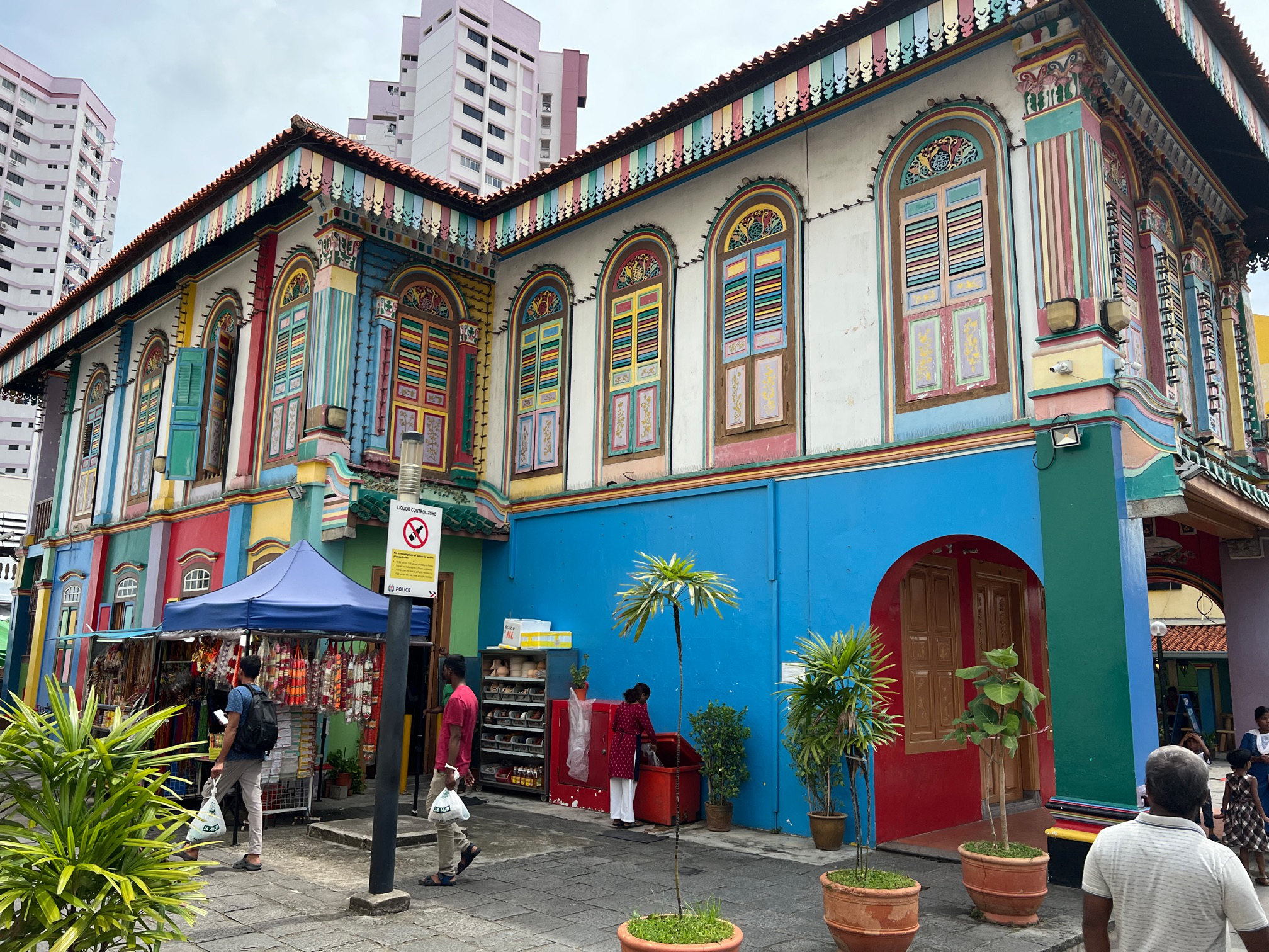 Colorful Singapore neighborhoods
