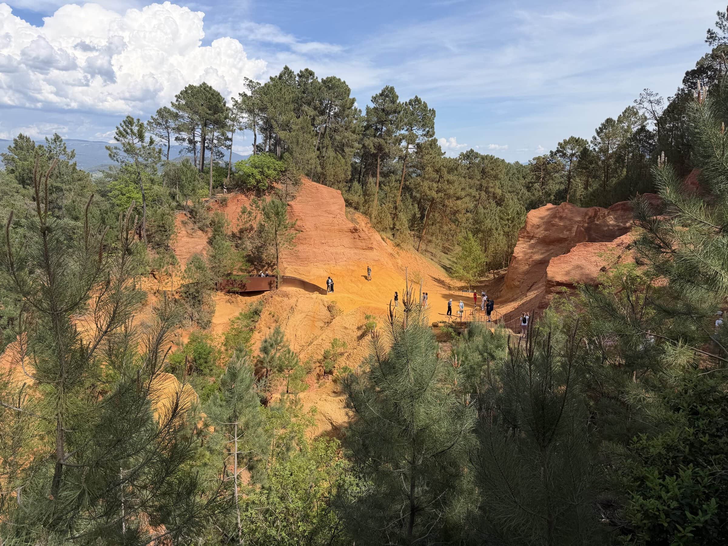 In Roussillon, famous for it's ochre soil, useful to make paint