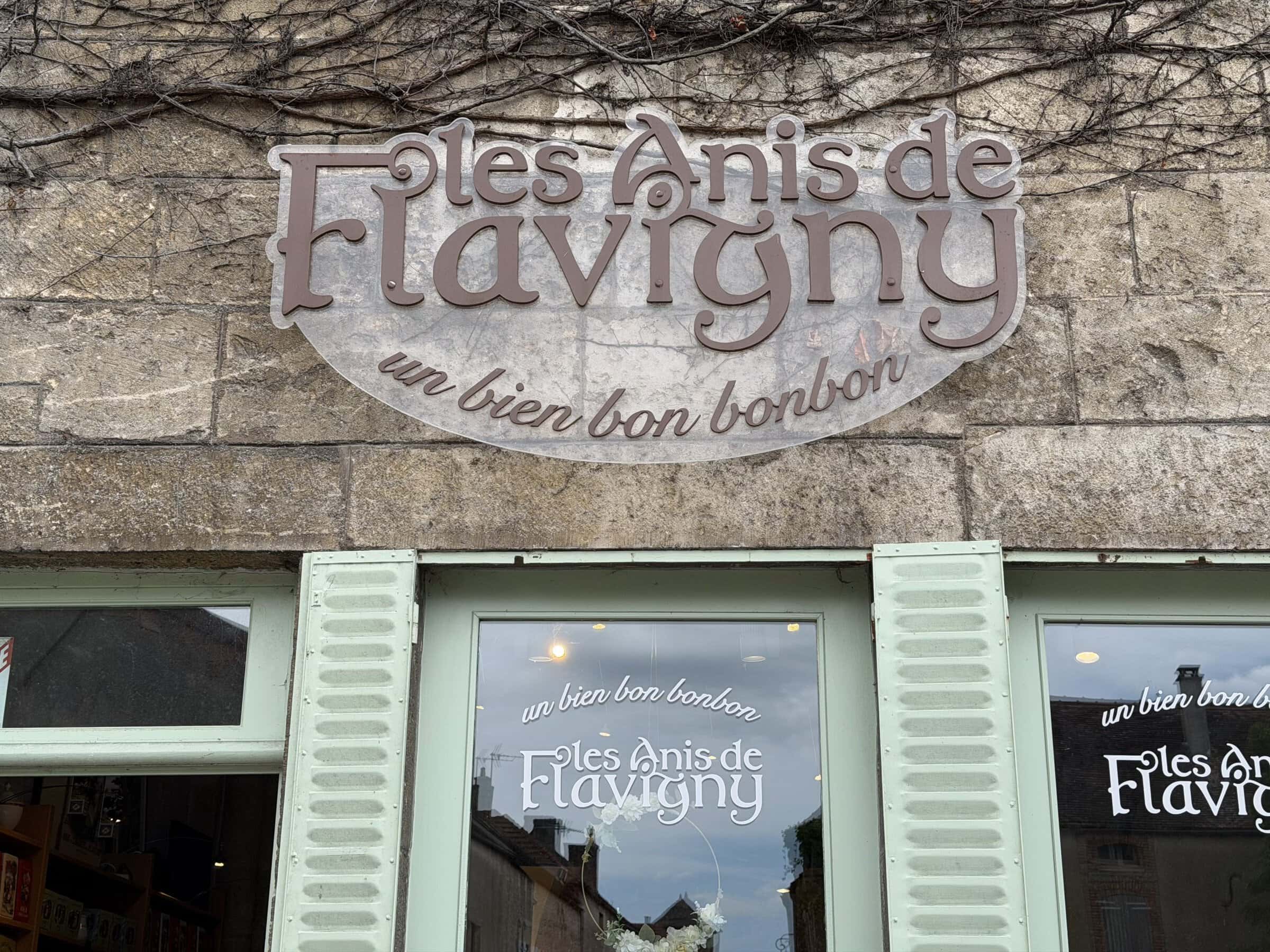 The sign at the candy store.