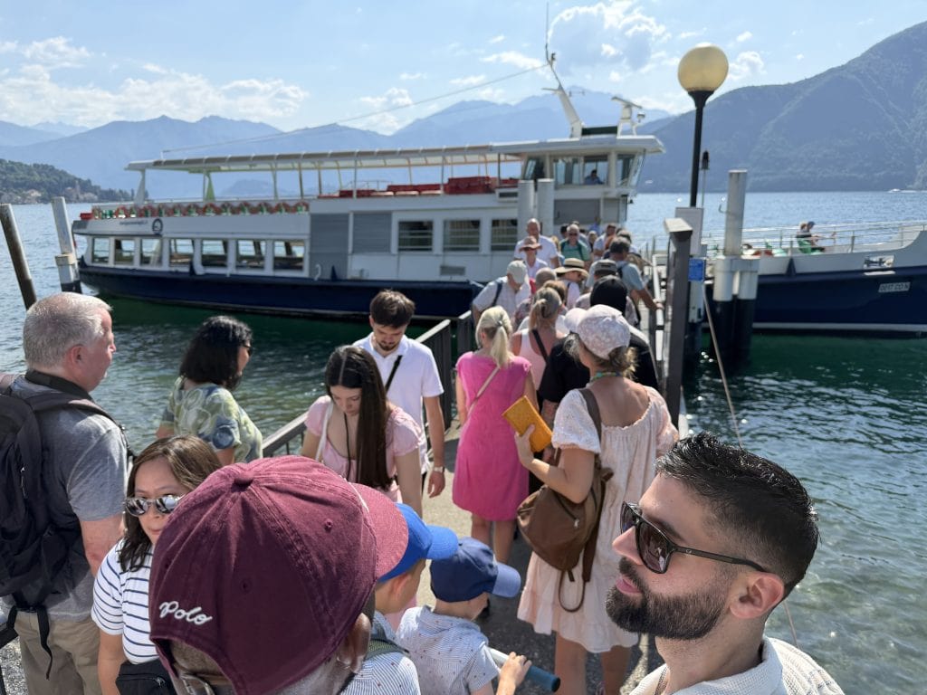 Boarding the ferry (again)